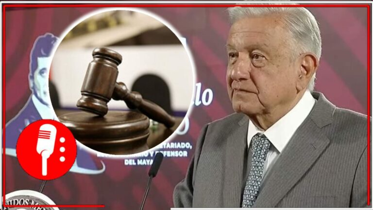 Que se oiga fuerte y claro: AMLO menciona que no hay fundamento legal para frenar la Reforma al Poder Judicial