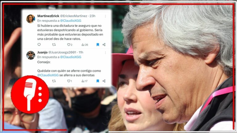 Si hubiese una dictadura, estarías depositado en una cárcel: responden a Claudio X. González, que ahora dice querer fundar una &#8220;nueva república&#8221;