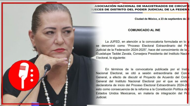 Juzgadores y juzgadoras ahora se lanzan contra el INE y le exigen frenar elección de jueces, magistrados y ministros debido a que hay amparos contra la Reforma al PJ