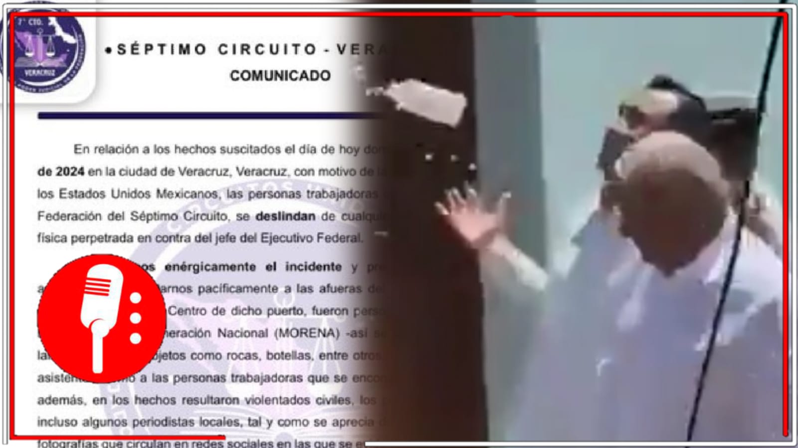Pese a que Jorge Cedillo aclaró que él no atacó a AMlO, porros de Norma Piña insisten en inculparlo para lavarse las manos