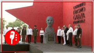 AMLO y Claudia Sheinbaum inauguran monumento en honor al revolucionario Catarino Garza Rodríguez en Tamaulipas
