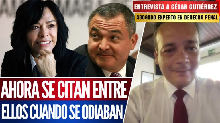 #Entrevista | Ahora se citan entre ellos, cuando se odiaban: César Gutiérrez Priego señaló que García Luna leyó y retomó los “trabajos periodísticos” de Anabel Hernández, para realizar la carta con la que difama a AMLO