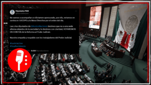 Diputados panistas se resisten a la Reforma del Poder Judicial y anuncian que la bancada votará en contra de todo lo que afecte a las redes de corrupción