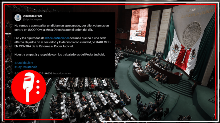 Diputados panistas se resisten a la Reforma del Poder Judicial y anuncian que la bancada votará en contra de todo lo que afecte a las redes de corrupción