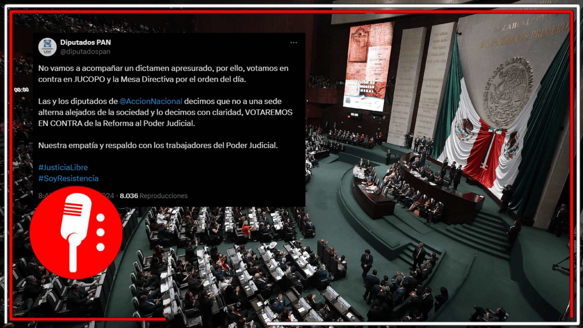 Diputados panistas se resisten a la Reforma del Poder Judicial y anuncian que la bancada votará en contra de todo lo que afecte a las redes de corrupción