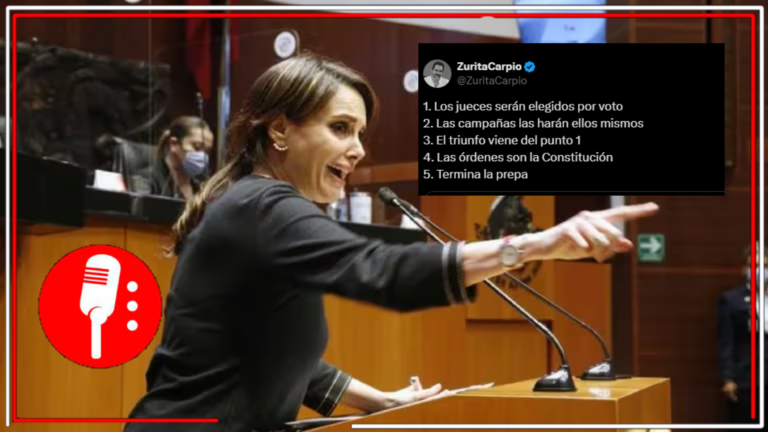 Lilly Téllez continúa difundiendo desinformación sobre la Reforma al Poder Judicial, usuarios de redes la desmienten