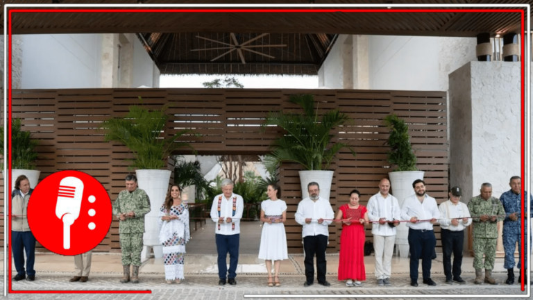 Mara Lezama, AMLO y Claudia Sheinbaum inauguran el Hotel Tren Maya en Tulum, impulsando el turismo y la economía del sureste mexicano