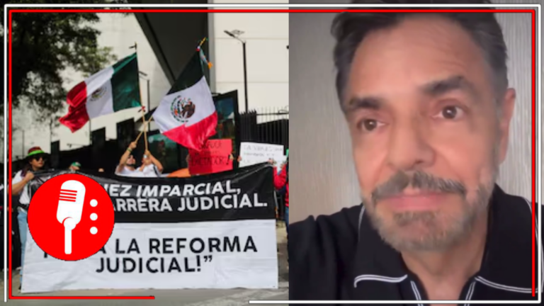 Eugenio Derbez, el comediante favorito de la oposición, nuevamente sale en defensa de los privilegios de sus jefes y se posiciona en contra de la Reforma Judicial