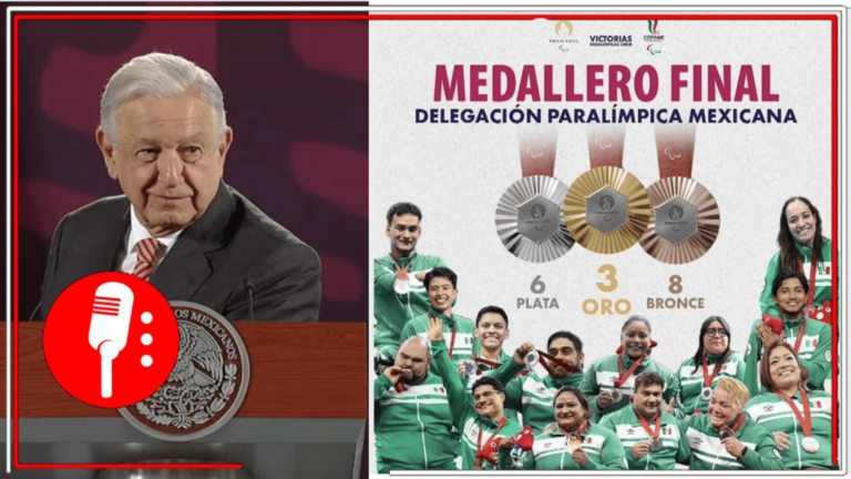 AMLO felicita a atletas paralímpicos que pusieron en alto a nuestro país y anuncia apoyo para deportistas que compitieron en París