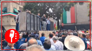 Electricistas se suman a las protestas a favor de la Reforma al Poder Judicial, señalando que la clase trabajadora respalda al &#8220;Plan C&#8221;