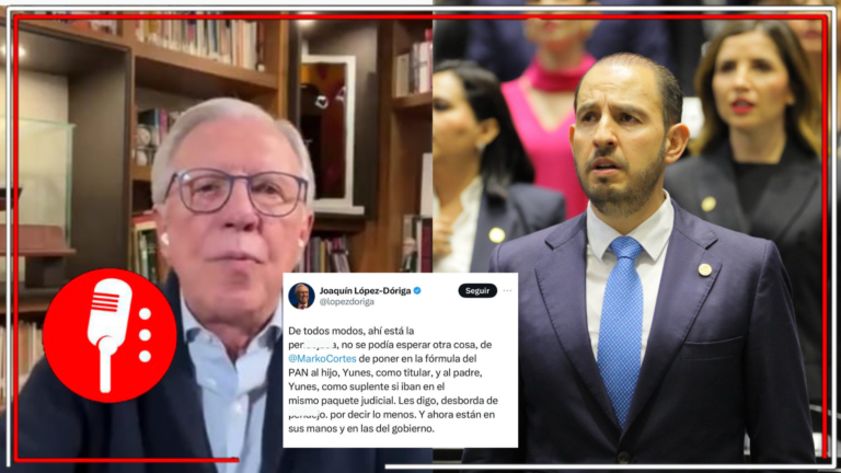 López-Dóriga explota en insultos contra Marko Cortés ante rumores de la traición de Yunes Márquez al PRIAN