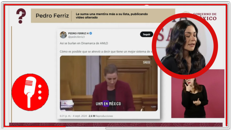 Elizabeth García Vilchis desmiente videos y noticias falsas contra el gobierno de AMLO, dejando en ridículo a los opositores