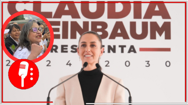 Claudia Sheinbaum defiende la democratización del Poder Judicial ante los trabajadores golpistas que sigue cobrando sueldos excesivos
