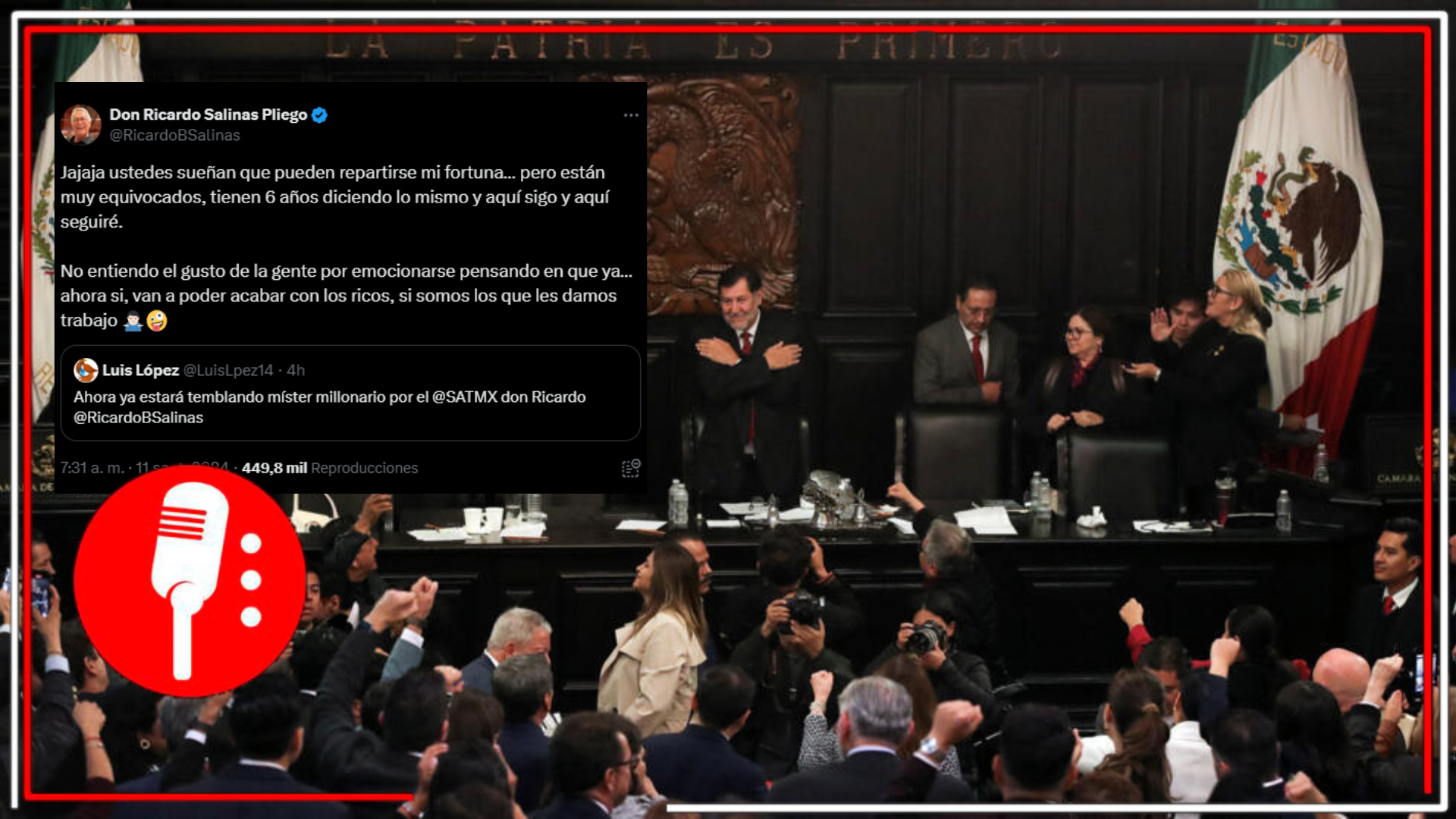 Salinas Pliego lanza pataleta en redes sociales por aprobación a la Reforma Judicial en medio de deudas fiscales millonarias