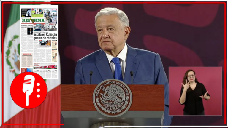 AMLO denuncia campaña de desinformación de medios pagados por empresarios opositores para alarmar sobre la situación de Sinaloa