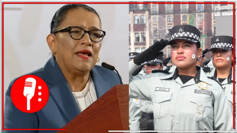 Rosa Icela Rodríguez destaca avances en seguridad durante el gobierno de López Obrador y reconoce que todos los logros se deben a la política humanista de la 4T