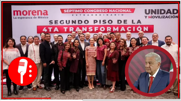 AMLO celebra elección de Luisa María Alcalde como nueva dirigente nacional y anuncia su retiro de la militancia