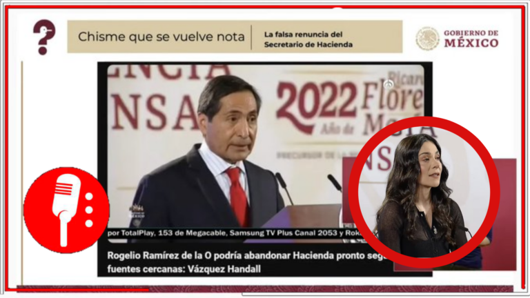 Elizabeth García Vilchis, en la última edición de “Quién es Quién en las Mentiras”, desmiente rumores sobre Hacienda, CFE y estabilidad económica
