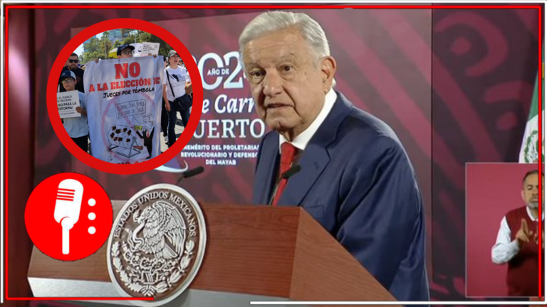 López Obrador exhibe ilegalidad de amparos contra la Reforma Judicial y cuestiona silencio cómplice de la presidenta del Poder Judicial ante este golpeteo político