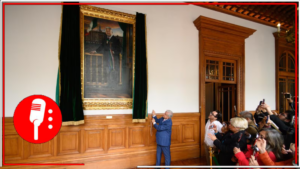 AMLO devela su retrato presidencial en Palacio Nacional a un día de dejar el cargo
