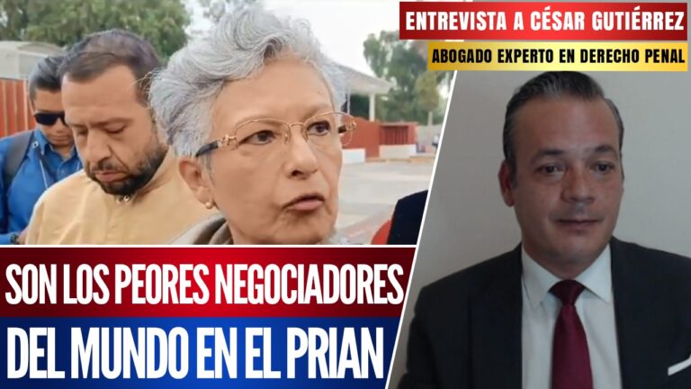 #Entrevista | Son los peores negociadores del mundo en el PRIAN: César Gutiérrez Priego destacó la hipocresía de los juzgadores que ahora buscan un diálogo con la 4T, pero que con acciones “golpistas” quieren frenar la Reforma Judicial