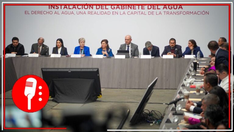 La Jefa de Gobierno de la CDMX instala el gabinete de Agua