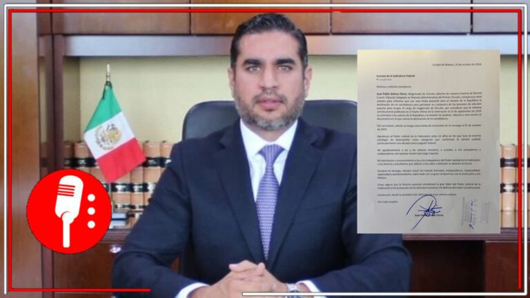 Renuncia magistrado Gómez Fierro que frenó reforma de López Obrador