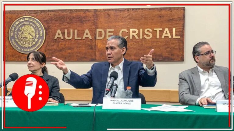 Juan José Olvera, el vocero de la “mañanera judicial”, ha apoyado a presuntos delincuentes