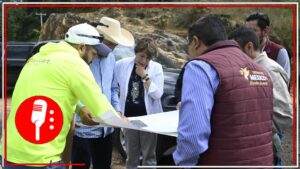Delfina Gómez supervisa reubicación de 75 familias en Tejupilco afectadas por lluvias