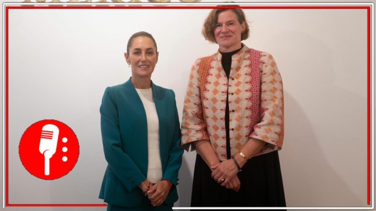 La presidenta Claudia Sheinbaum se reunió con Mariana Mazzucato para hablar de proyectos de innovación