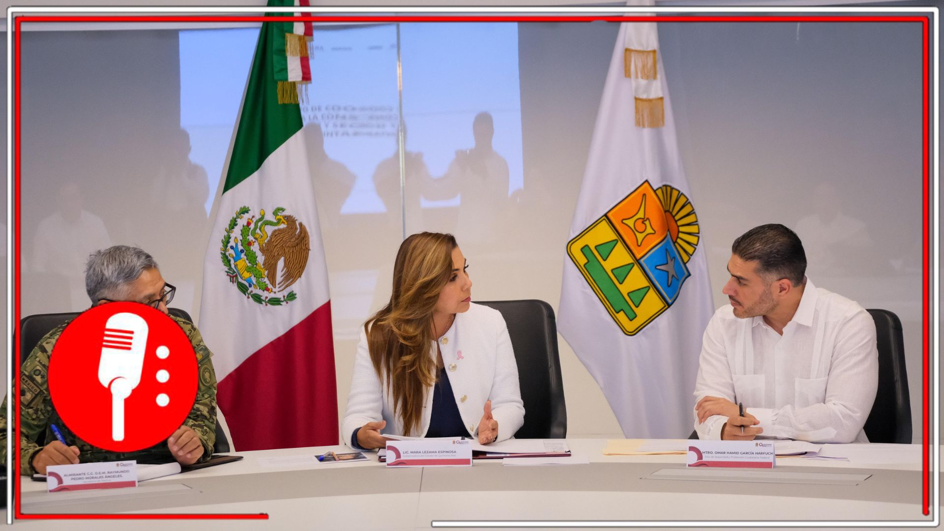 La gobernadora Mara Lezama se rúne con el secretario Omar García Harfuch para fortalecer la seguridad en Quintana Roo