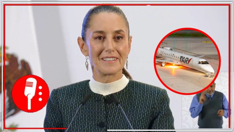 La presidenta Claudia Sheinbaum asegura que no habrá incremento a la TUA