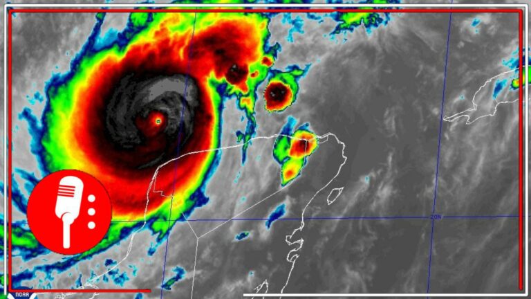 Campeche, Quintana Roo y Yucatán en alerta naranja por la llegada del huracán ‘Milton’