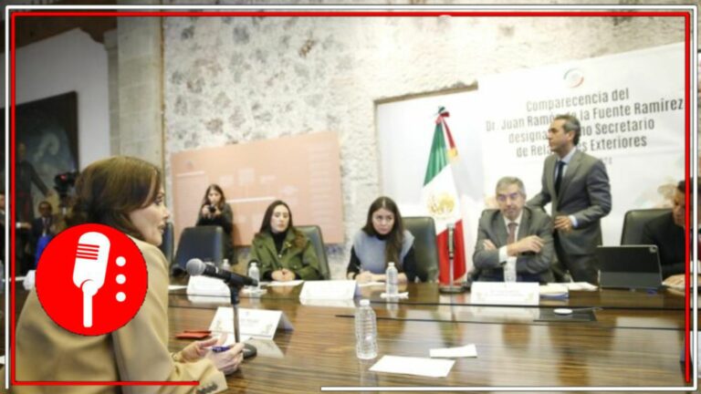 Lilly Téllez en contra de la transformación, votará en contra de la ratificación del secretario de Relaciones Exteriores Juan Ramón de la Fuente