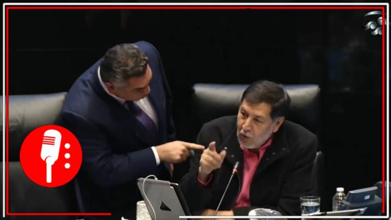 Desesperados por frenar la Reforma Judicial Alejandro Morena le grita al Fernández Noroña