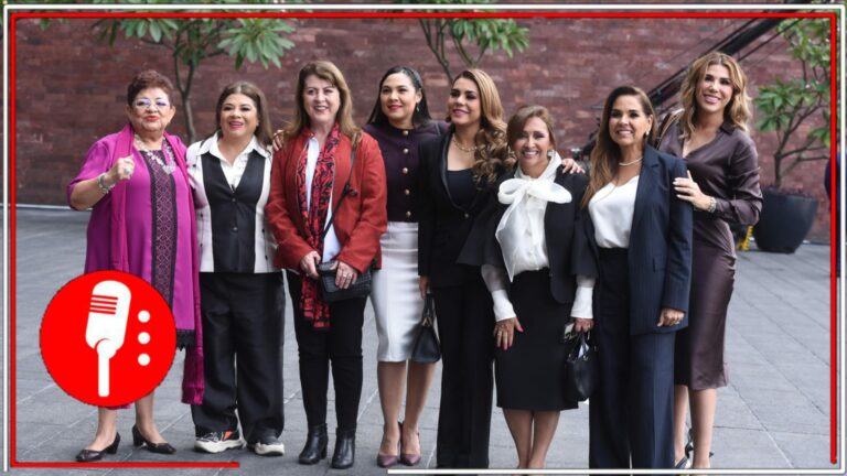Claudia Sheinbaum toma posesión como presidenta de México, acompañada por mujeres líderes de la 4T como Clara Brugada, Mara Lezama, Margarita Saravia y más