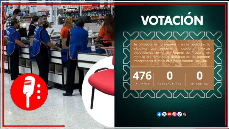 La 4T en la Cámara de Diputados logra discusión urgente de la llamada &#8220;Ley Silla&#8221;, ahora aprobada en beneficio de los trabajadores