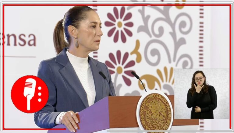 La Presidenta Claudia Sheinbaum comienza la primera Mañanera del Pueblo recordando la memoria de los estudiantes del 68