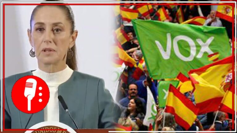 Hubo matanzas: La Presidenta Sheinbaum responde a los insultos de Vox y su errónea interpretación de la invasión