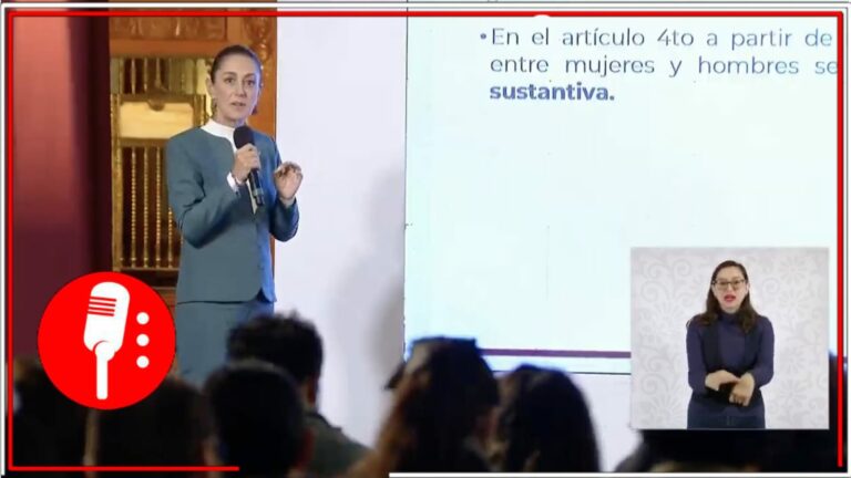 La Presidenta Claudia Sheinbaum presenta una serie de iniciativas históricas para la defensa de los derechos de las mujeres