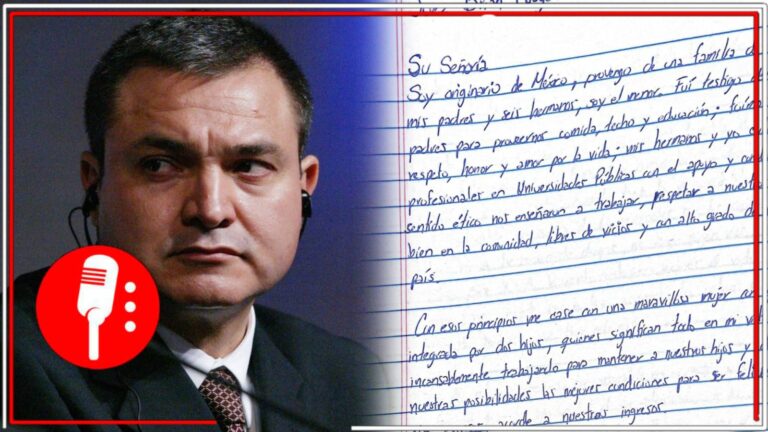 García Luna escribe nueva carta rogando ser liberado y negando ser un “peligro” para la sociedad