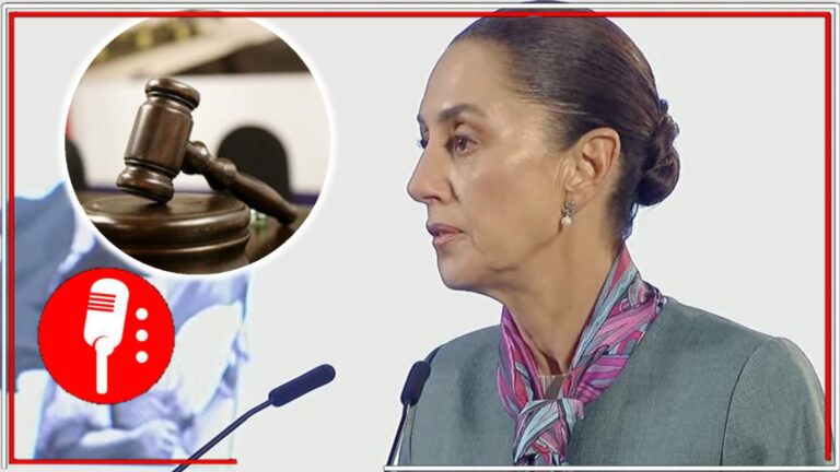 La Presidenta Sheinbaum batea a jueces y magistrados inconformes con la Reforma; los insta a participar libremente en el proceso de elección judicial