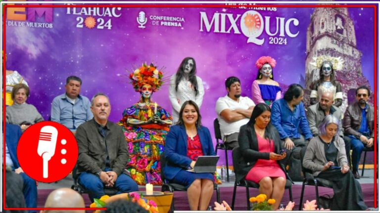 Berenice Hernández, alcaldesa de Tláhuac, anuncia quinta edición del Festival Internacional de Día de Muertos 2024