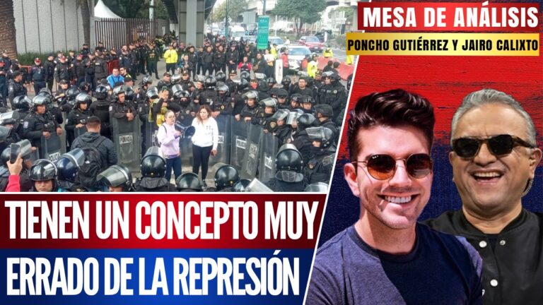 #Entrevista | Poncho Gutíerrez y Jairo Calixto aseguran que la derecha tiene un concepto muy errado de la represión, tras el supuesto encapsulamiento de manifestantes del PJ