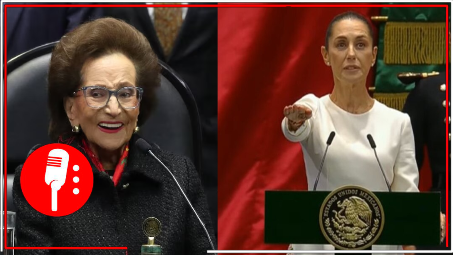 Ifigenia Martínez entrega la banda presidencial a Claudia Sheinbaum en un acto histórico, marcando el incio de la transformación liderada por mujeres