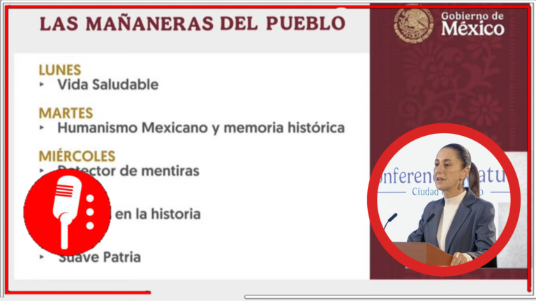 Claudia Sheinbaum presenta la nueva estructura de la Mañanera del Pueblo