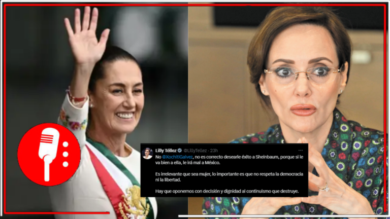 Lilly Téllez rechaza el éxito de Sheinbaum y desea mal destino a México por odio hacia la 4T