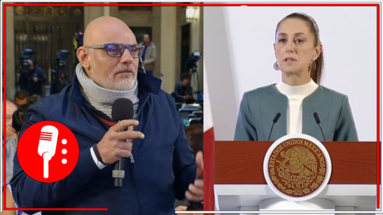 El periodista Amir Ibrahim expone red de empresas factureras en conferencia matutina de Claudia Sheinbaum