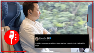 El embajador de China en México recibe cálida bienvenida tras su viaje en el Tren Maya
