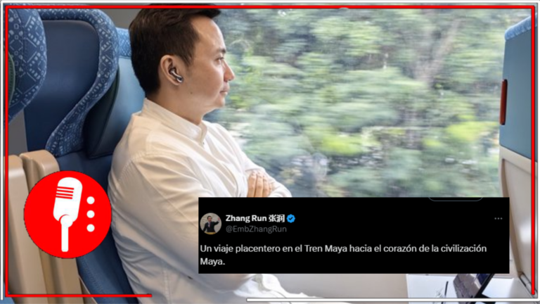El embajador de China en México recibe cálida bienvenida tras su viaje en el Tren Maya